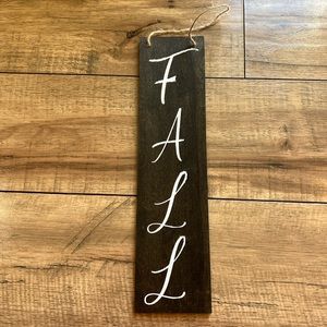 fall wood sign